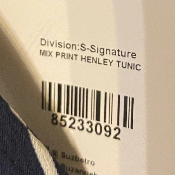 Suzanne Betro Stripe/polka dot button up blouse - Picture 4 of 4